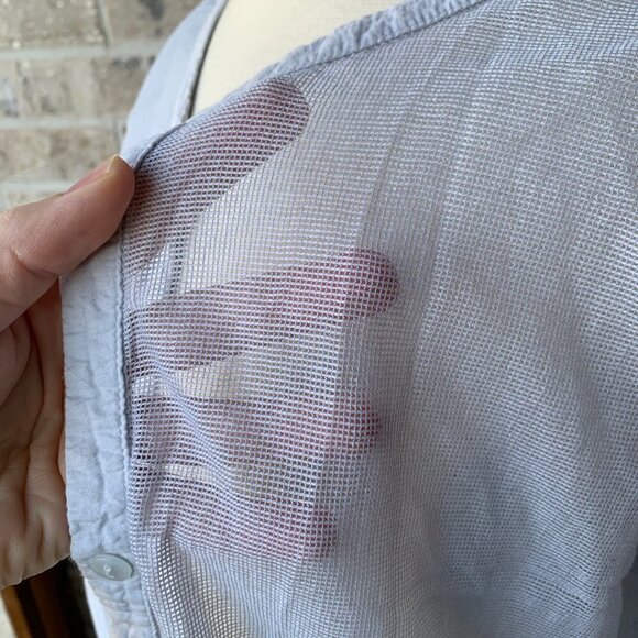 ANTHROPOLOGIE Meadow Rue Breezy Gauze Top Flowy Layer Summer XS Women Swim Cover - Picture 4 of 8